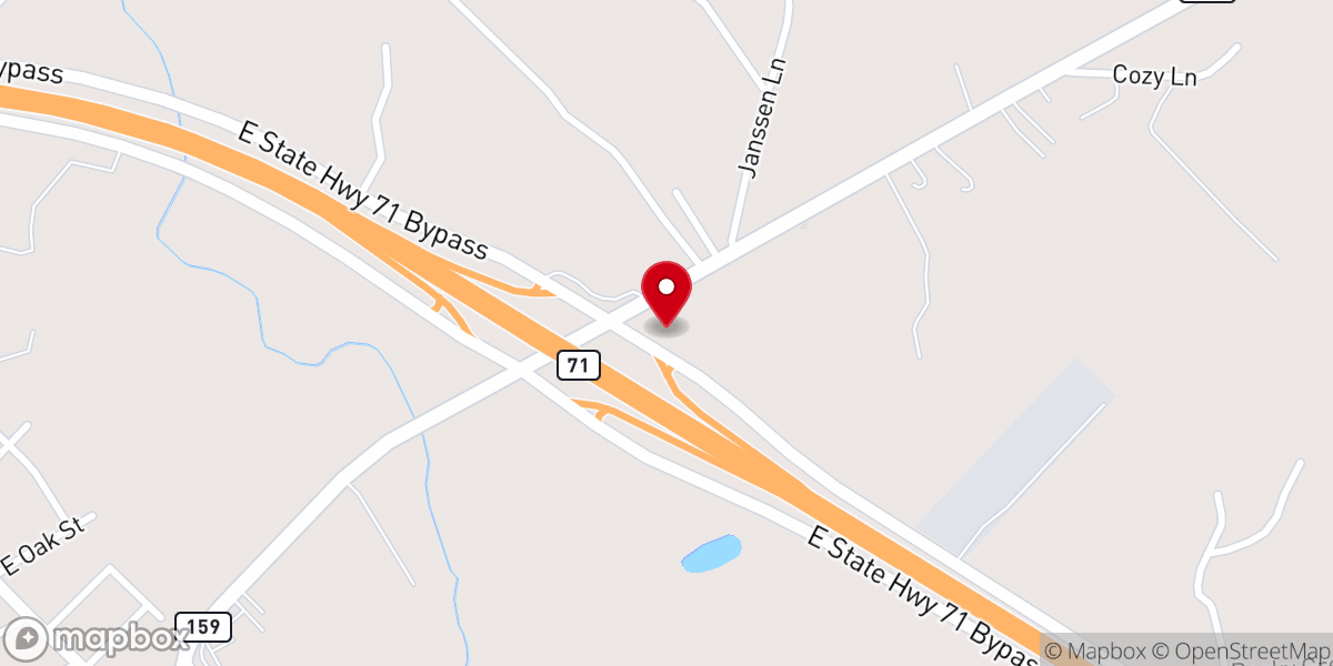 Map showing location of Whataburger