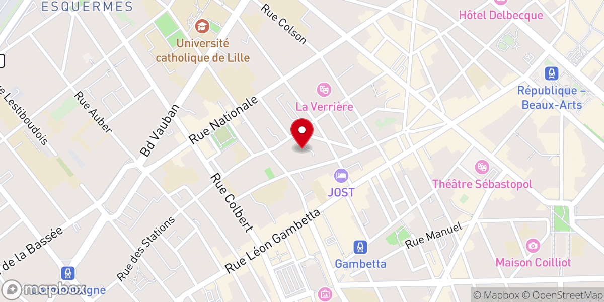 Map showing location of Jésuites (Communauté Notre-Dame)