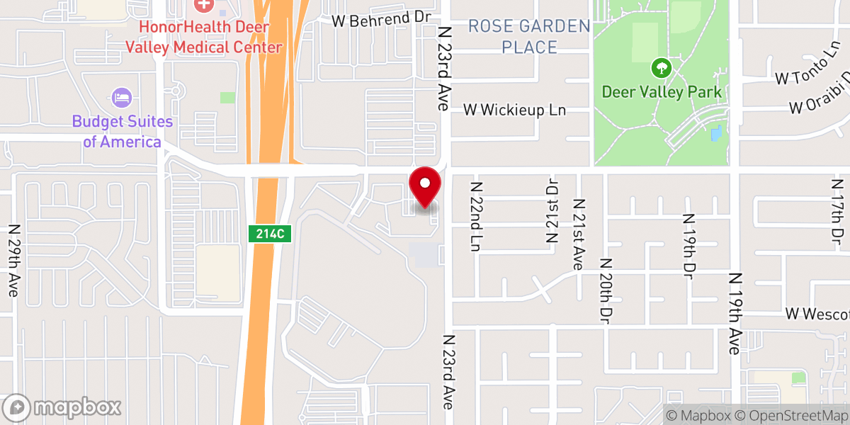 Map showing location of Christ's Church Assemblies of God