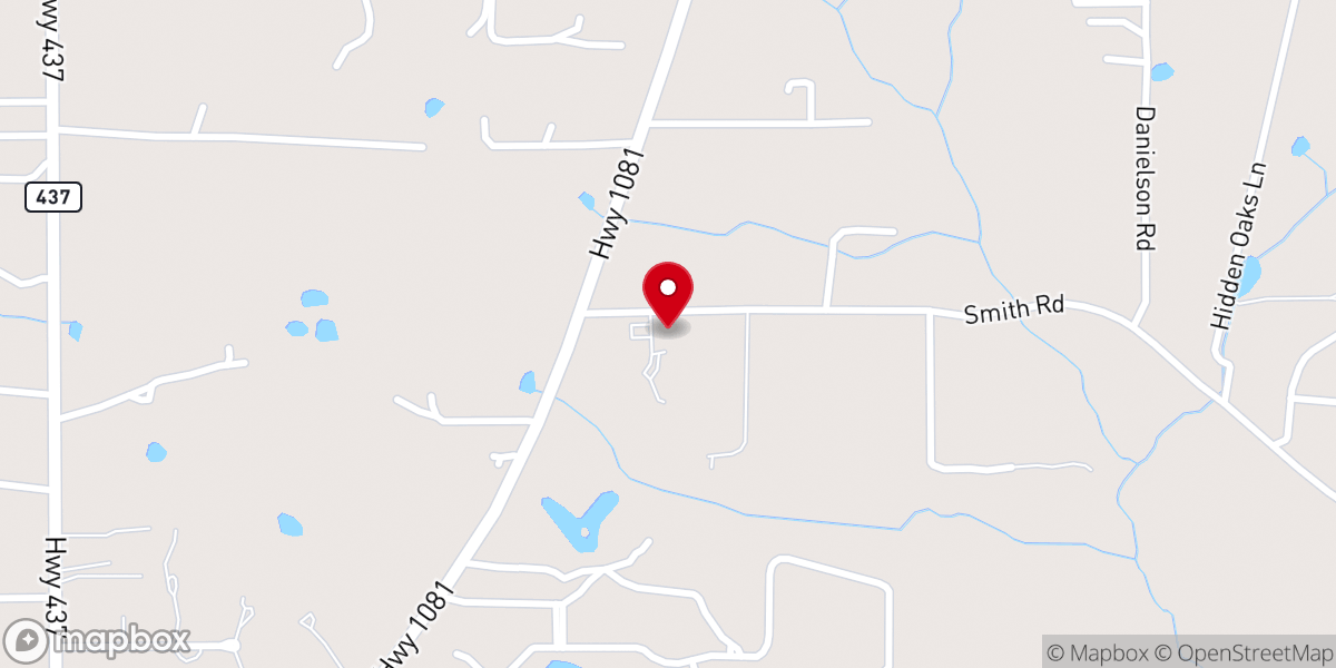 Map showing location of St Benedict Catholic Church
