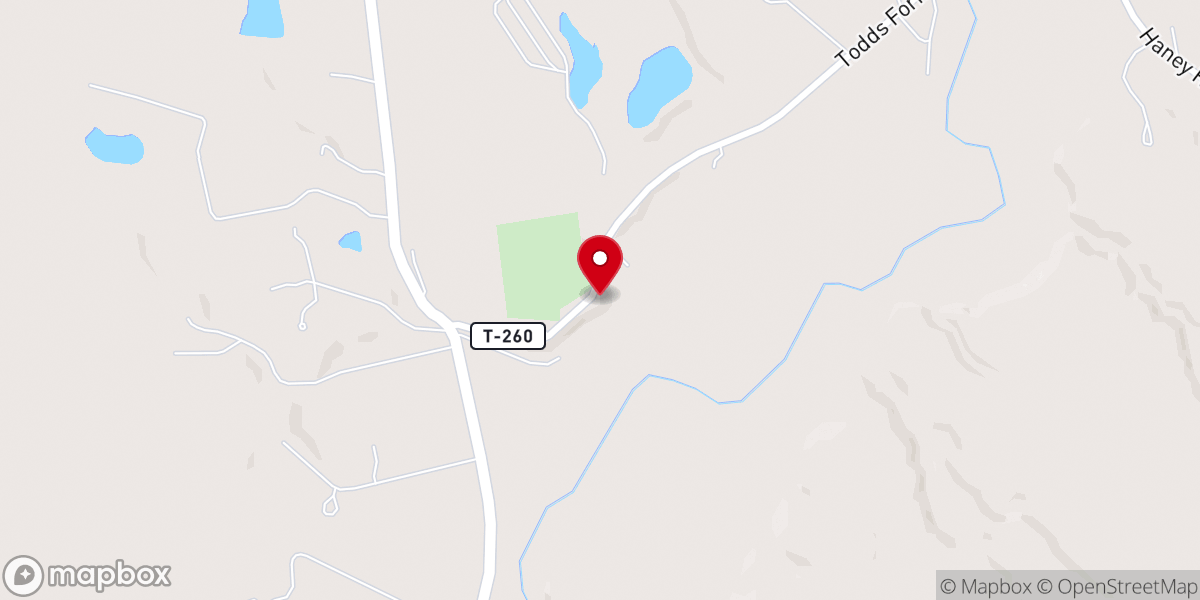 Map showing location of Springfield Friends Meeting