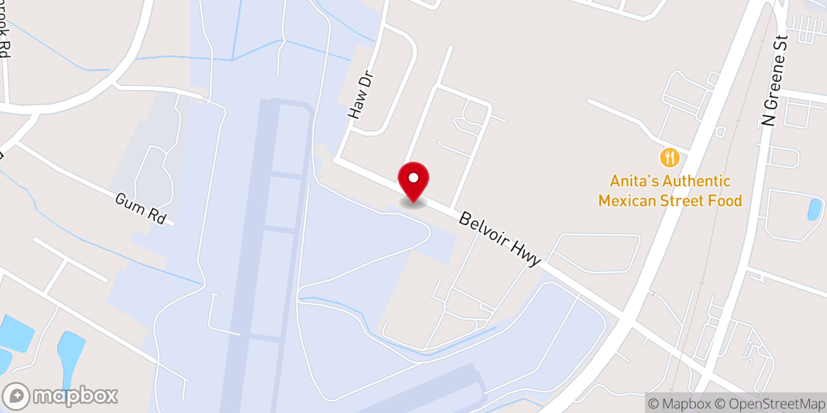Map showing location of Calvary Church