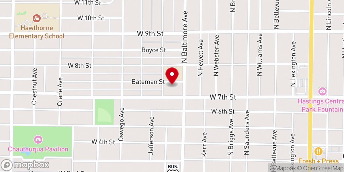 Map showing location of Redeemer Evangelical Lutheran Church - WELS