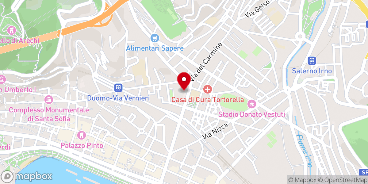 Map showing location of Chiesa dell'Immacolata