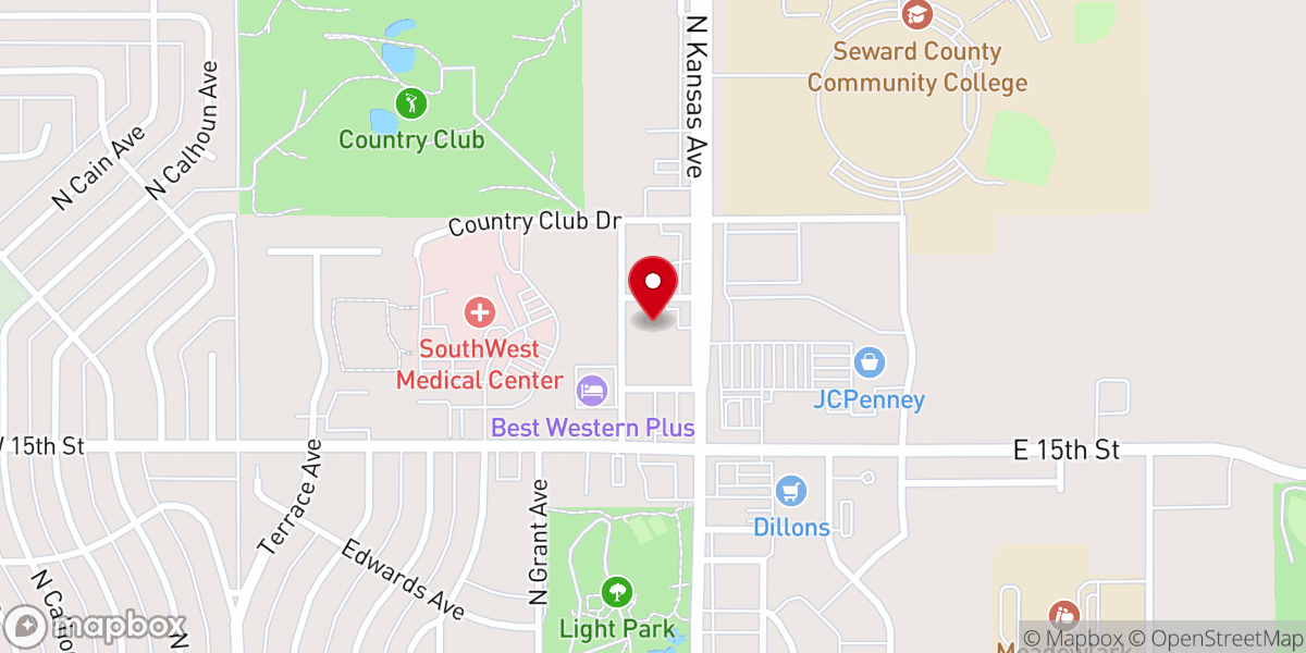 Map showing location of Domino's Pizza