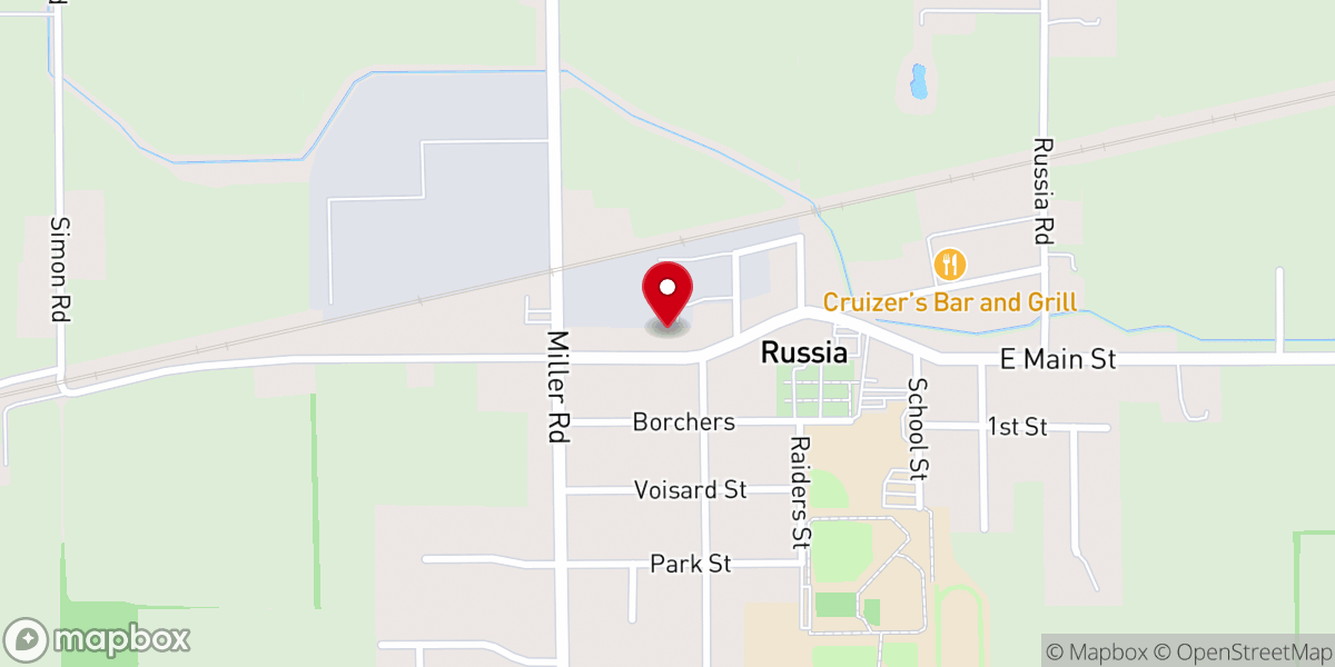 Map showing location of Rustic Hope