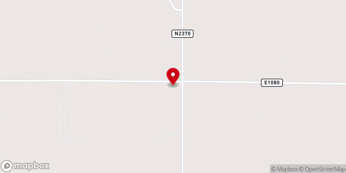 Map showing location of Zion Church