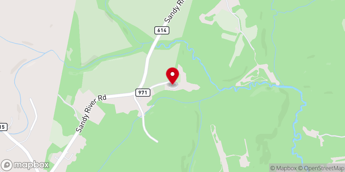 Map showing location of Mt Sinai Holiness Church