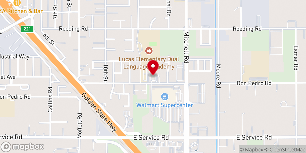 Map showing location of Acts Revival Center Ceres