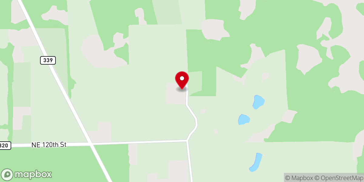 Map showing location of Ebenezer Baptist Church