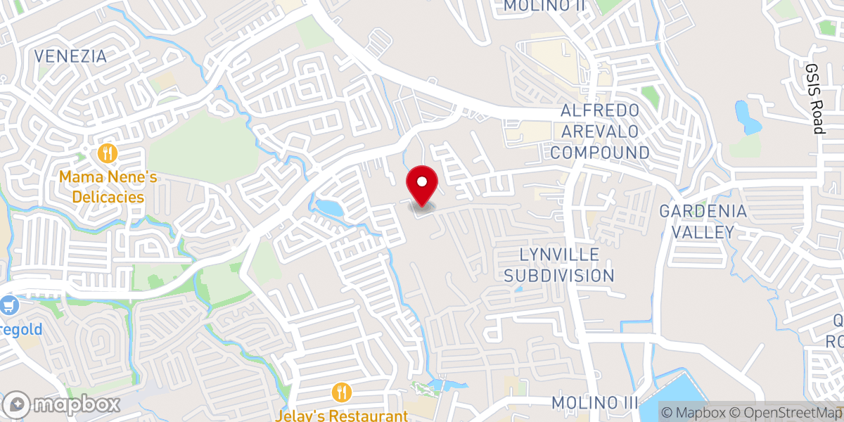 Map showing location of Church of God-Bacoor