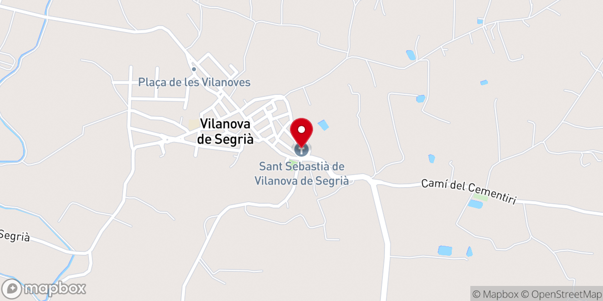 Map showing location of Iglesia de Sant Sebastià Màrtir