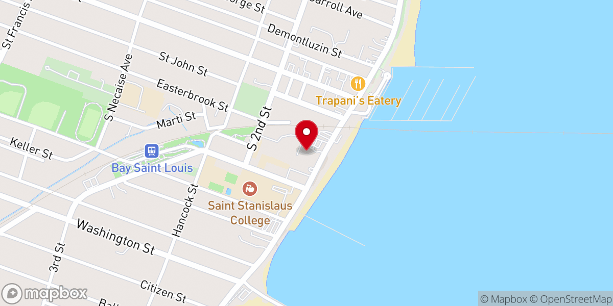 Map showing location of OLG Community Center