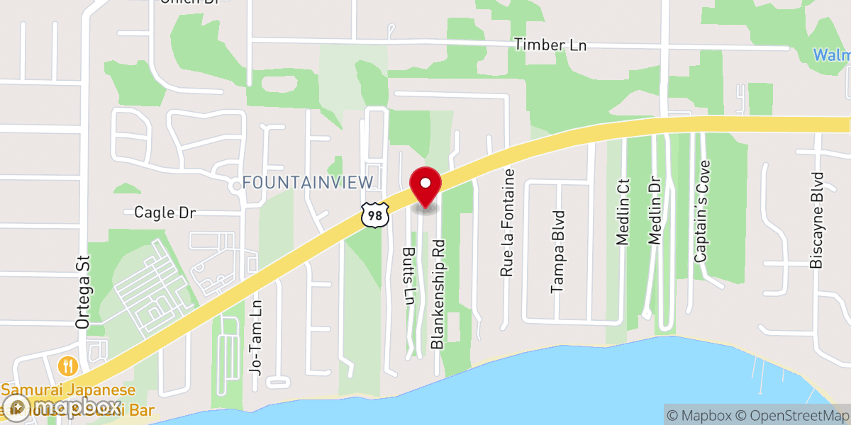 Map showing location of Good Neighbor Thrift Store