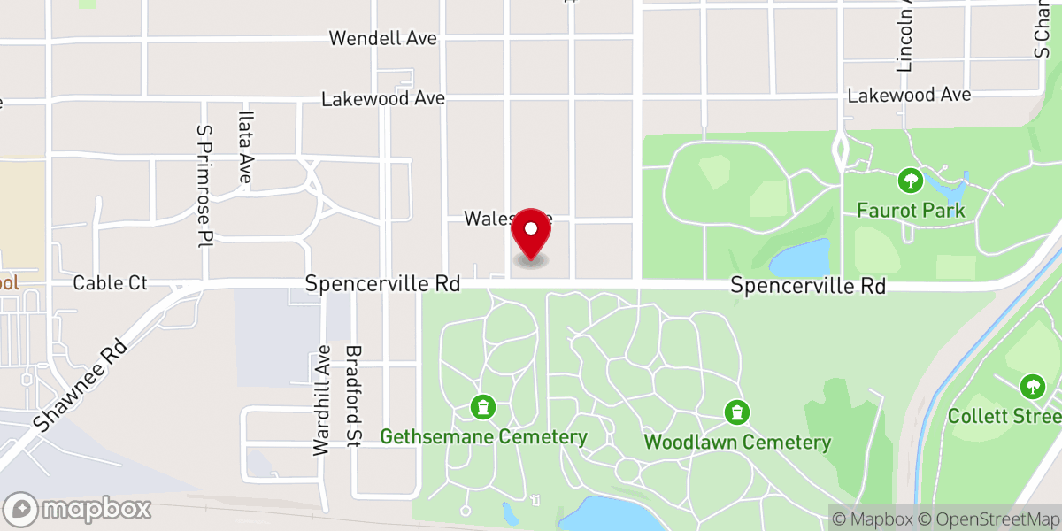 Map showing location of Lima Seventh-day Adventist Church