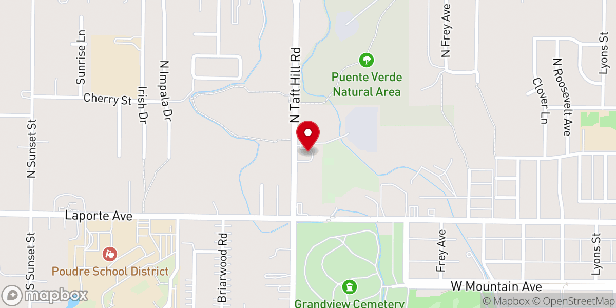 Map showing location of Laporte Outreach Ministries
