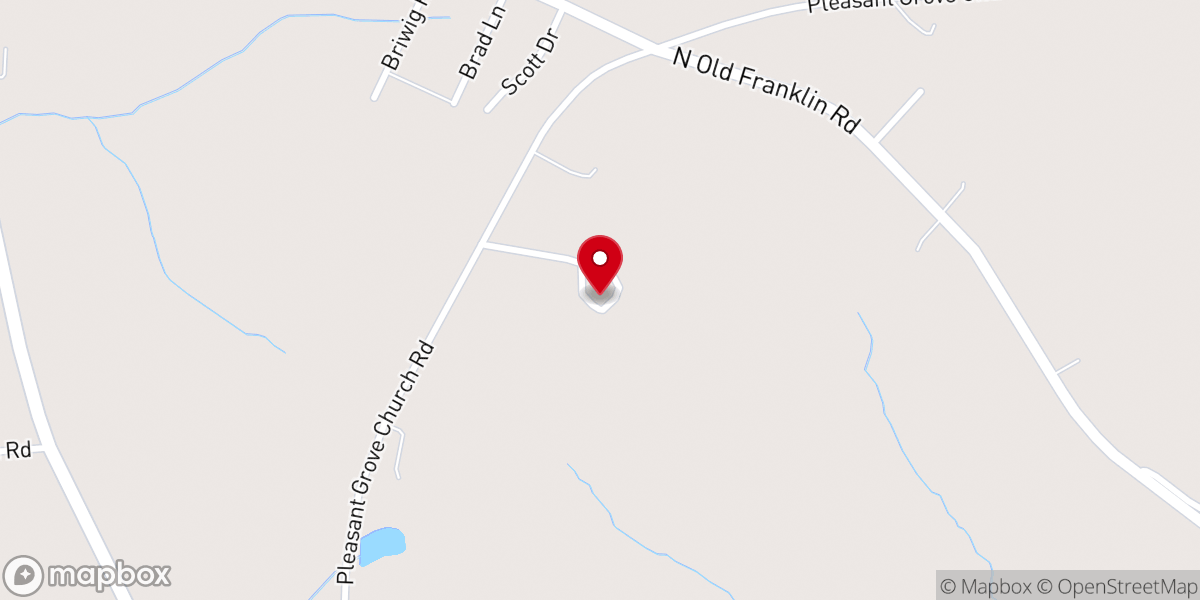 Map showing location of St Hope Missionary Baptist Church