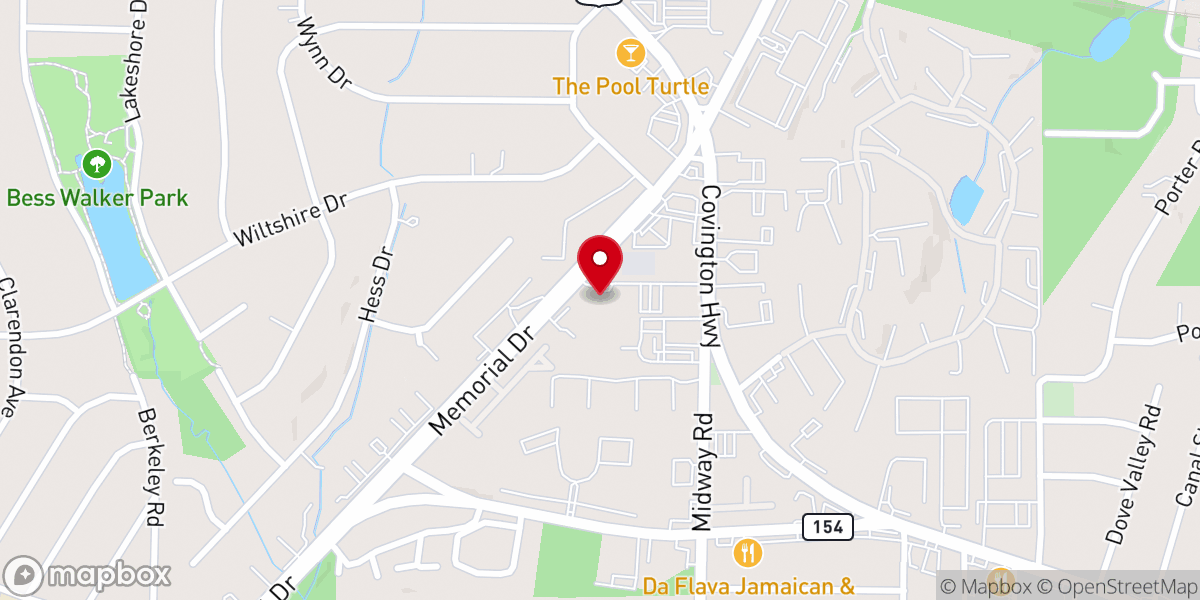 Map showing location of Avondale Church of Christ