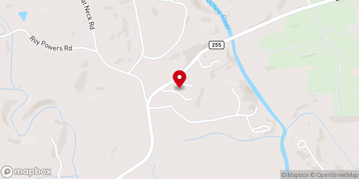 Map showing location of Little Mission