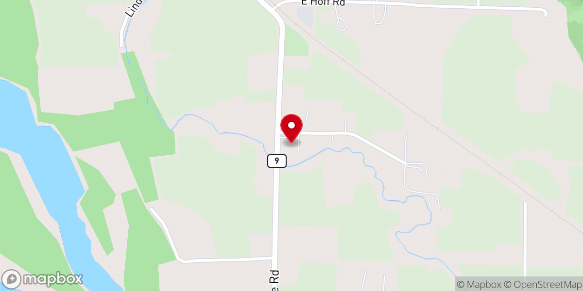 Map showing location of Immanuel Lutheran Church