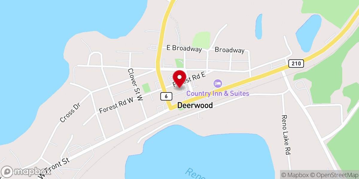 Map showing location of Saint Joseph Church