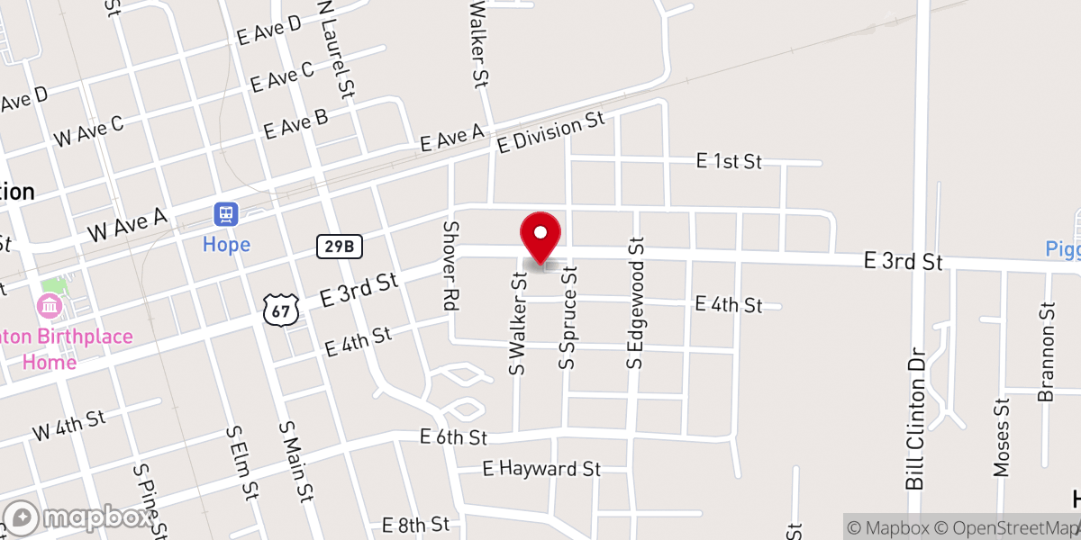 Map showing location of Our Lady of Good Hope Catholic Church