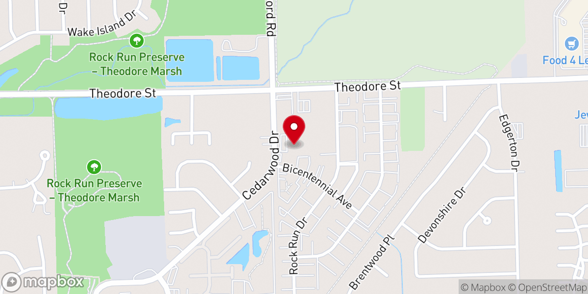 Map showing location of Word of Life Church