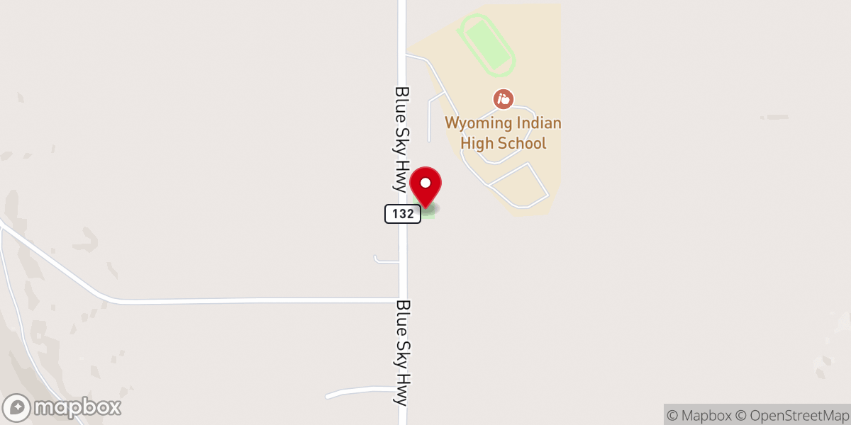 Map showing location of St. Michael's Mission