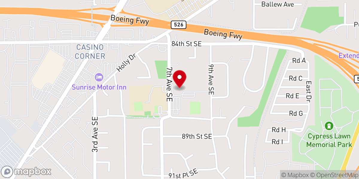 Map showing location of St Mary Magdalen Parish