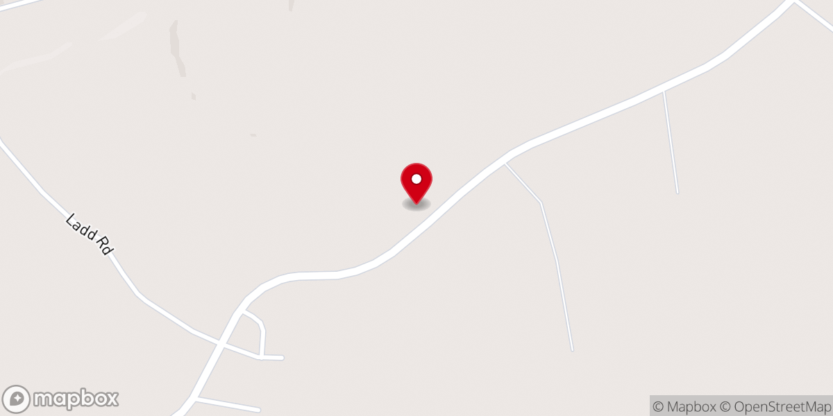 Map showing location of Charity Baptist Church