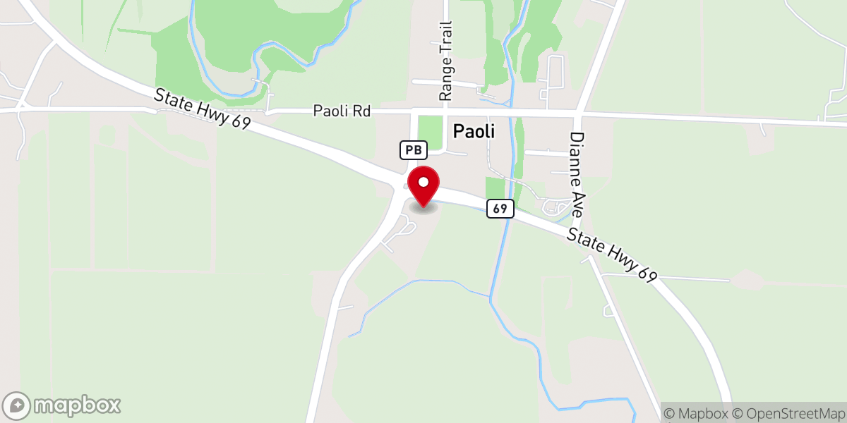 Map showing location of Zwingli United Church-Christ