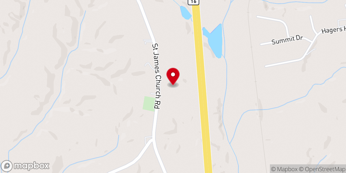 Map showing location of Lake Forest Church- Westlake