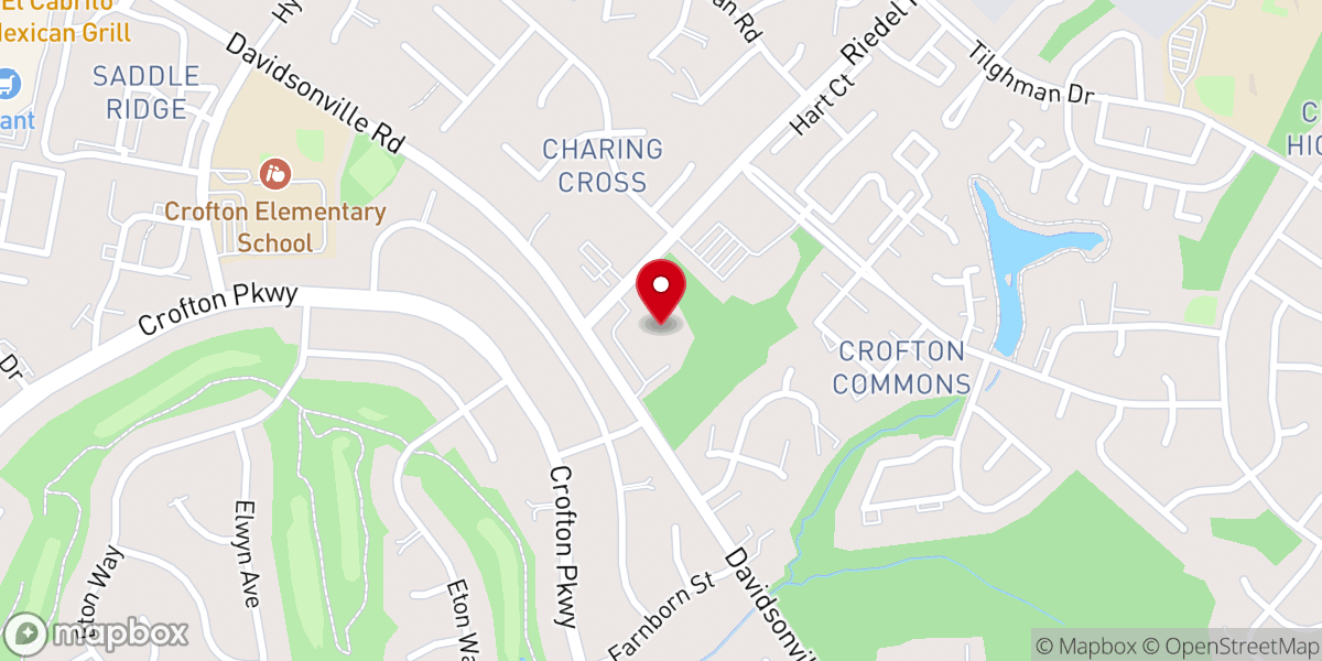 Map showing location of Autumn Lake Healthcare at Crofton