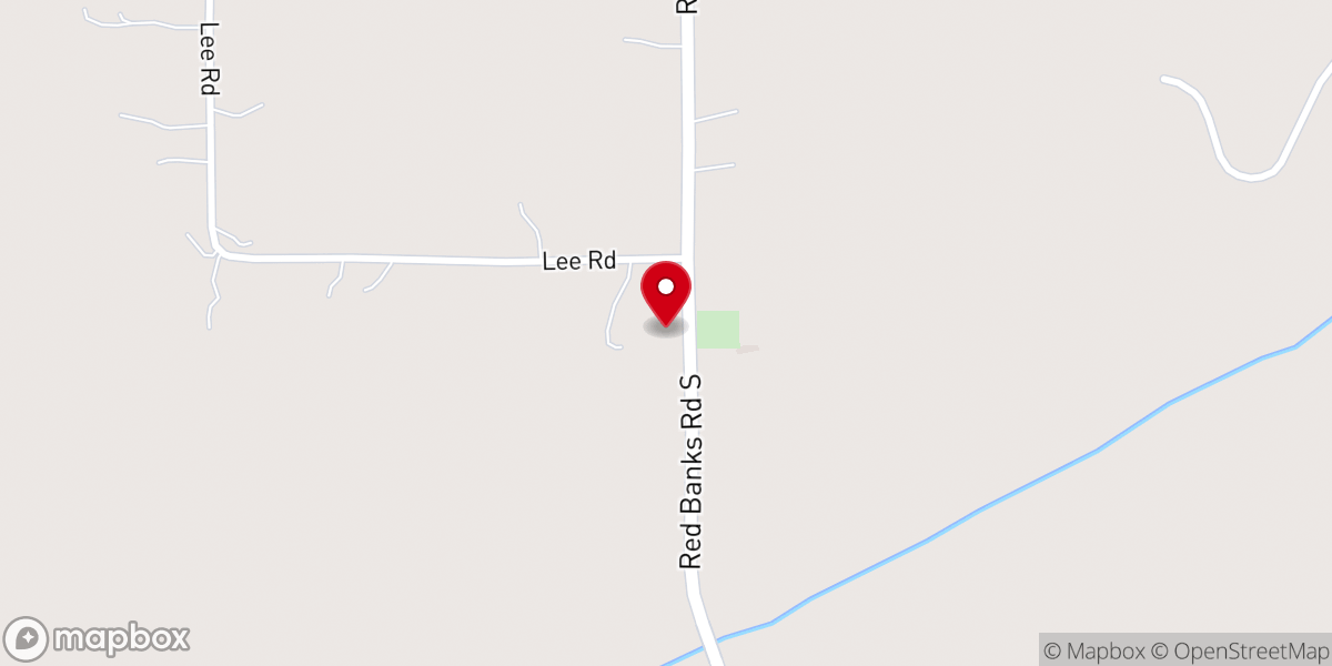 Map showing location of Fountain Head Church