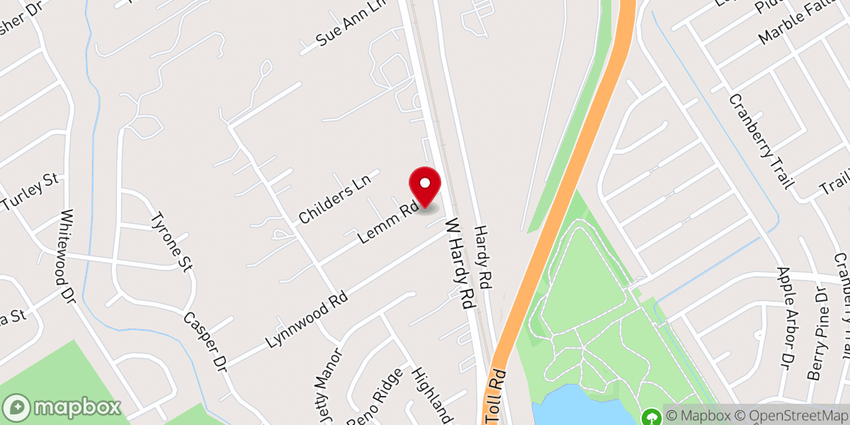 Map showing location of Iglesia Evangelica Peniel