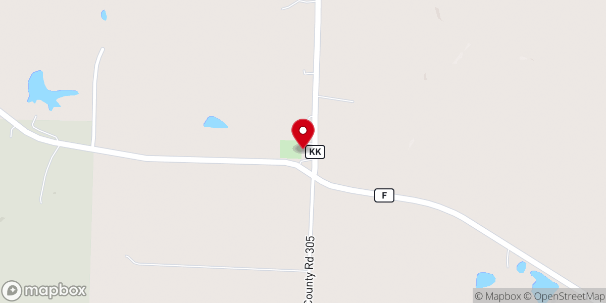 Map showing location of Central Christian Church