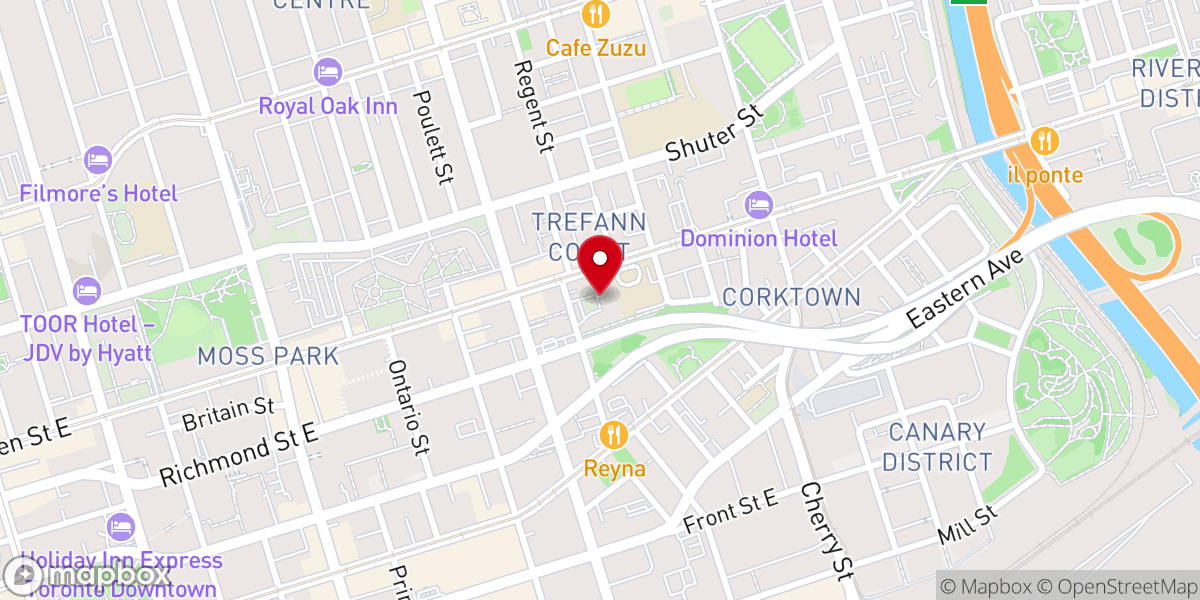 Map showing location of St Paul's Basilica
