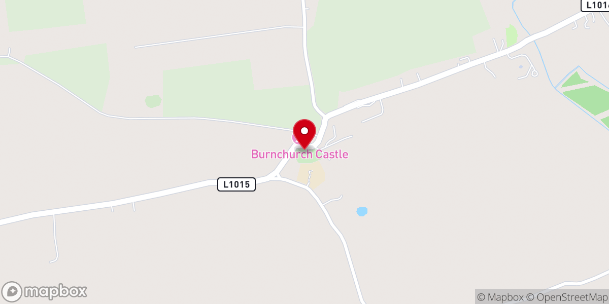 Map showing location of Burnchurch Church