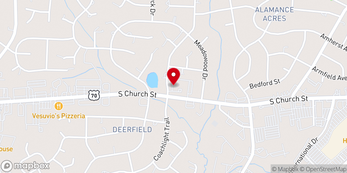 Map showing location of Iglesia Cristiana Trinity en Español