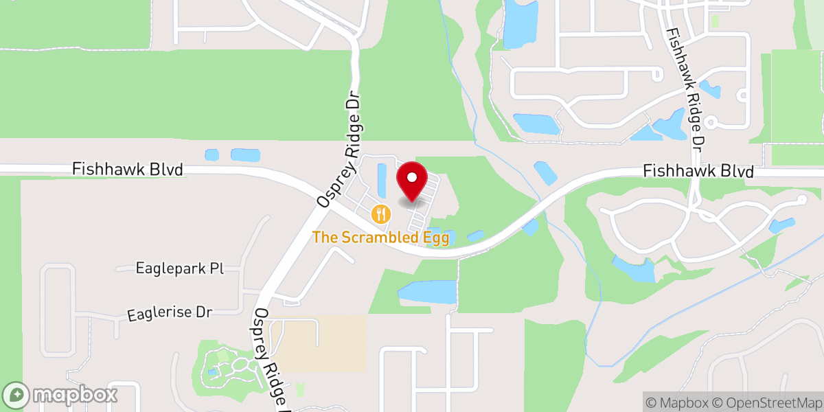 Map showing location of Fellowship Church