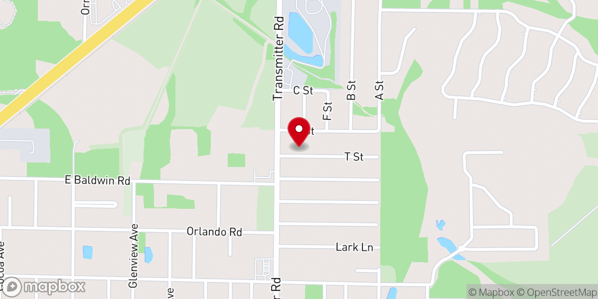 Map showing location of Living Word of Faith Fellowship