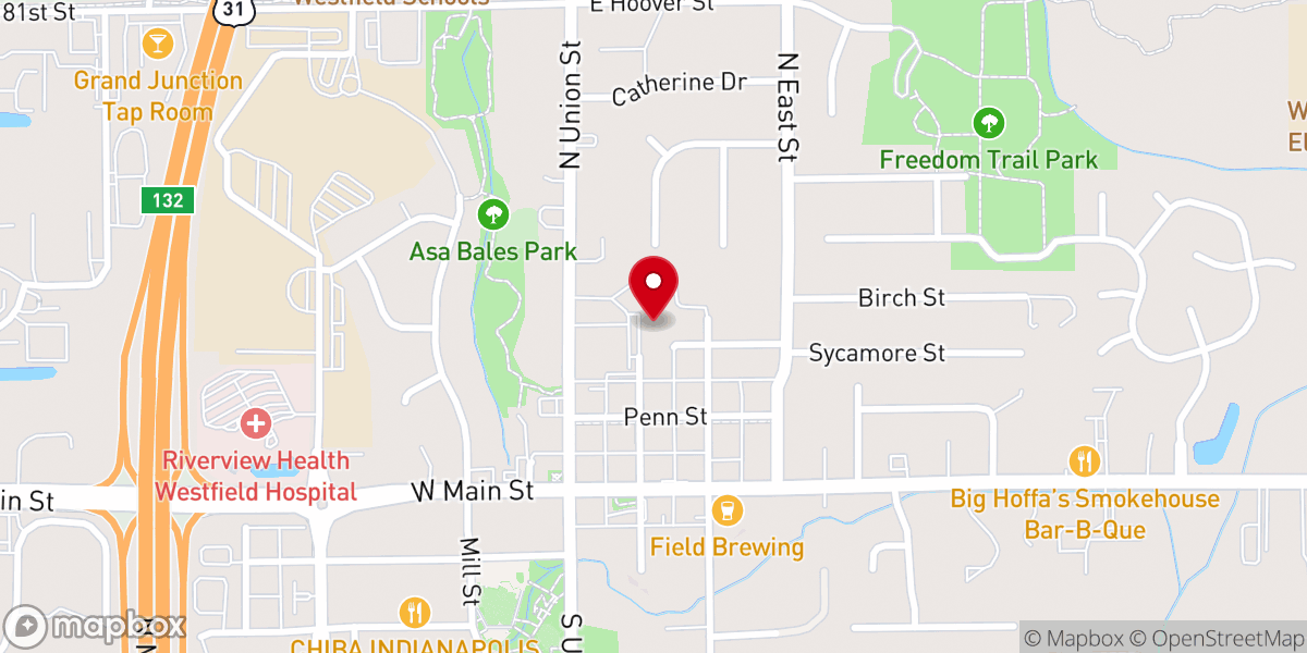 Map showing location of Christ United Methodist Preschool