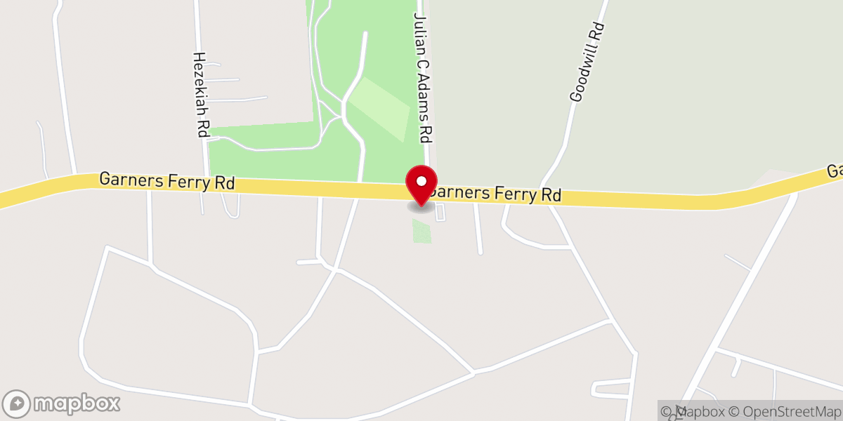 Map showing location of Goodwill Church