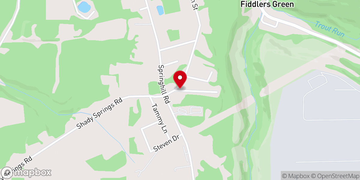 Map showing location of Wesleyan Holiness Church