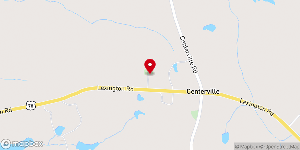Map showing location of Rock Church