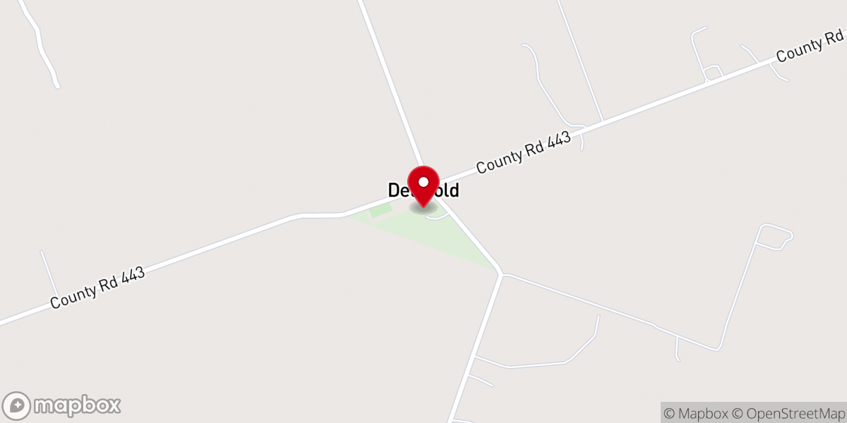 Map showing location of Saint Johns Church