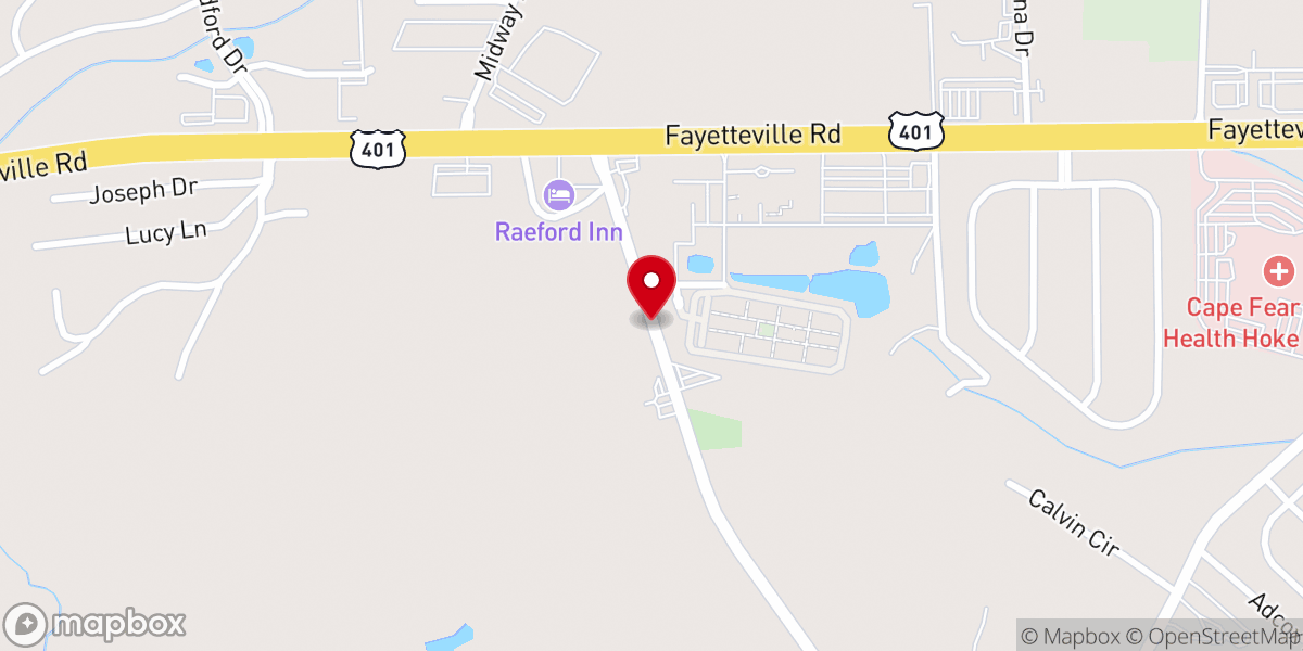 Map showing location of Mount Pisgah Missionary Baptist Church Inc