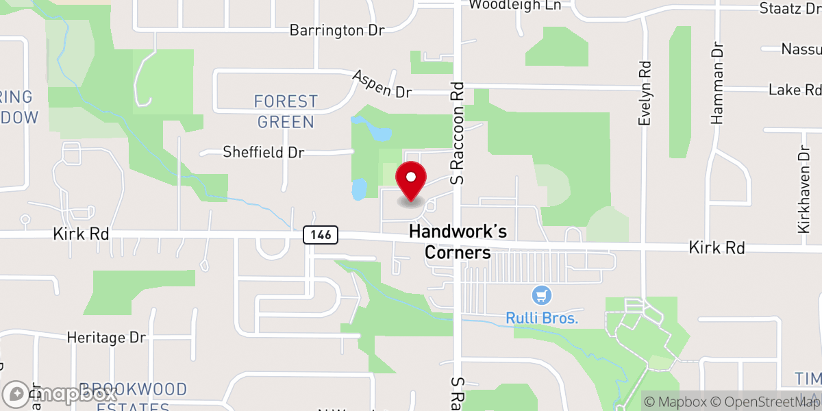 Map showing location of Highway Tabernacle