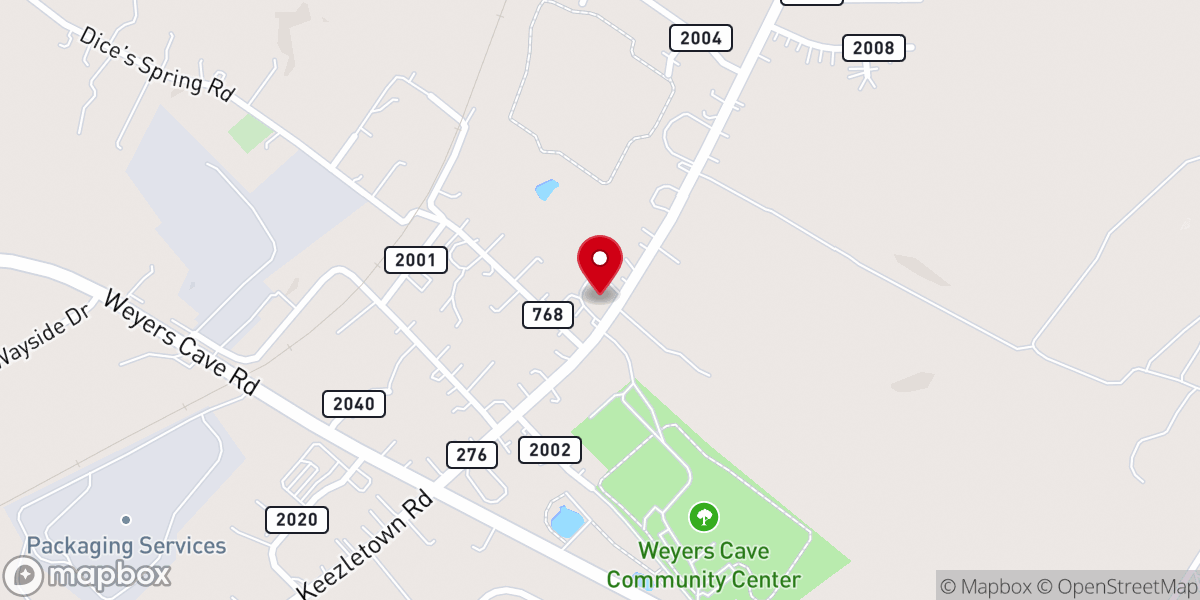 Map showing location of Equipping the Saints