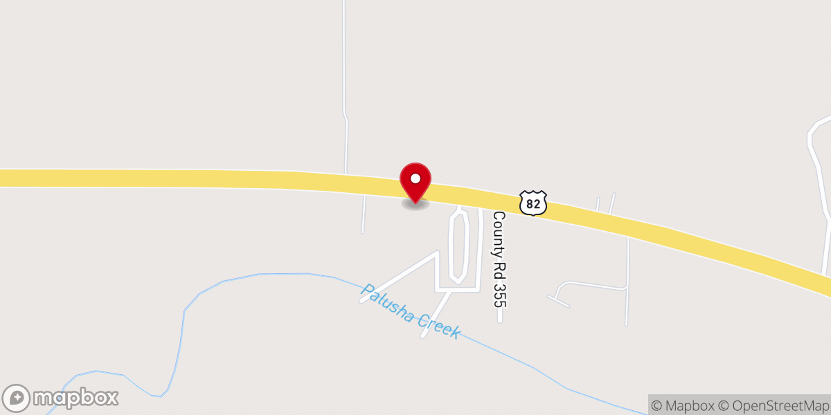 Map showing location of Valley Farm Church